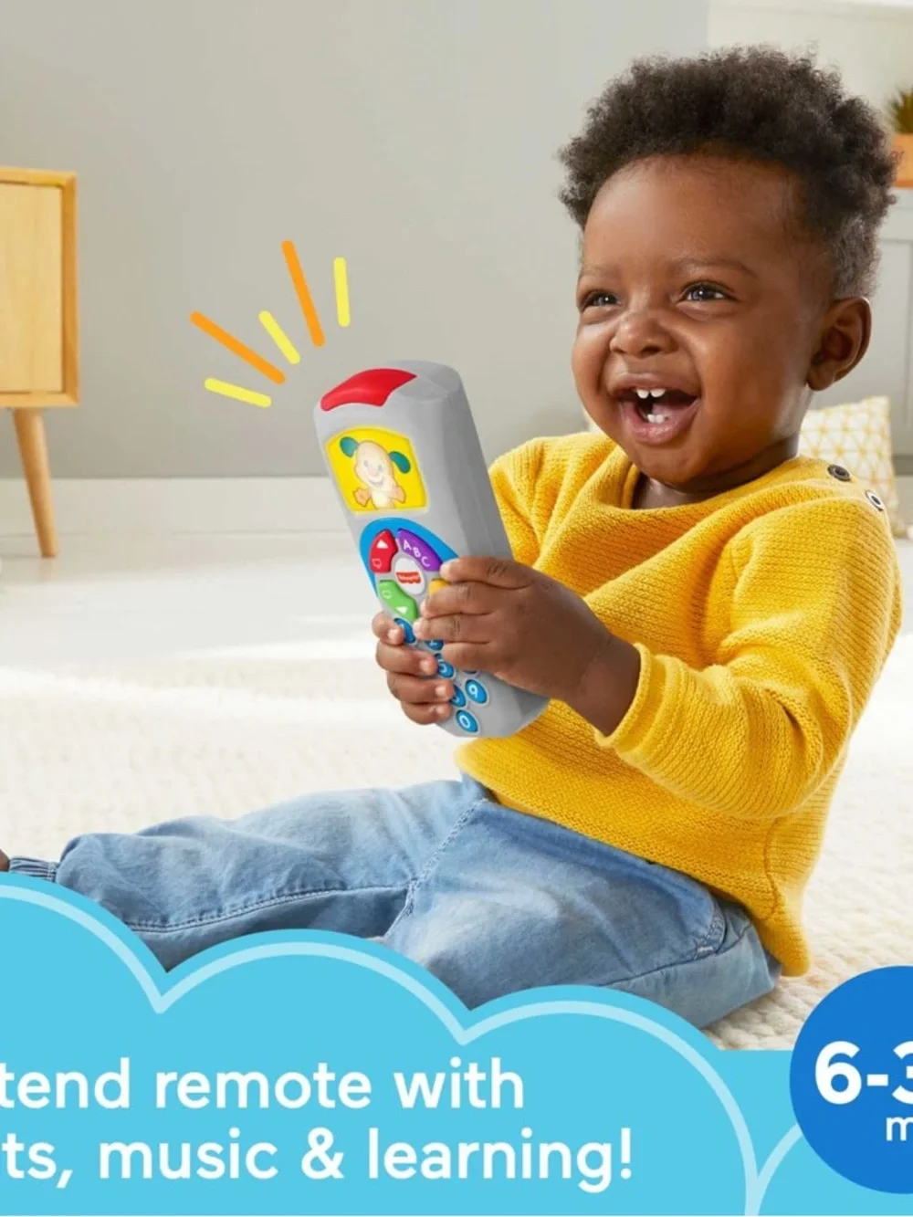Fisher-Price Laugh & Learn Puppy’s Remote Learning Toy with Music and Lights